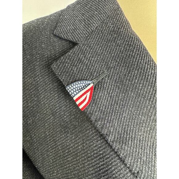 Joseph Abboud Women's 8 36 R Tollegno 1900 Italian Wool Blazer Suit Black NWOT - Picture 4 of 16